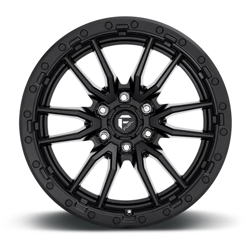 Aluminum Wheels 20X9 Rebel D679 6 On 139.7 Matte Black 106.1 Bore 1 Offset Fuel Off Road Wheels product image