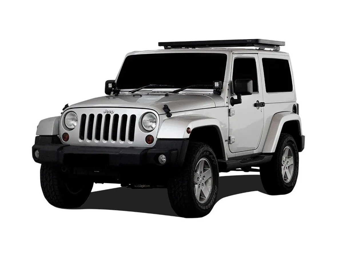 Front Runner Jeep Wrangler JK 2 Door (2007-2018) Extreme Slimline II 1/2 Roof Rack Kit product image