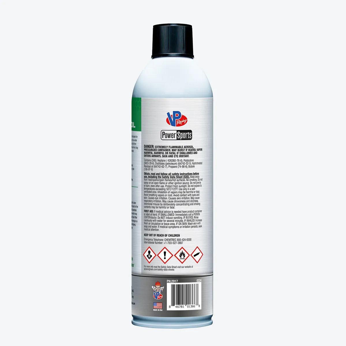vp Racing Fuels 2917 vp Powersports Foam Filter Oil Aerosol 13oz product image