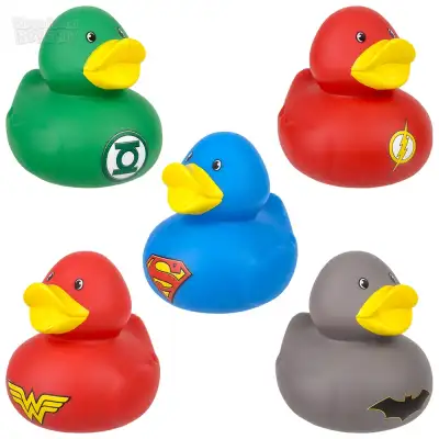 No Brand 3.5\" Justice League Logo Ducky Assortment