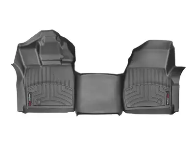 Weathertech FloorLiner™ DigitalFit®; Black; Front; Over The Hump;