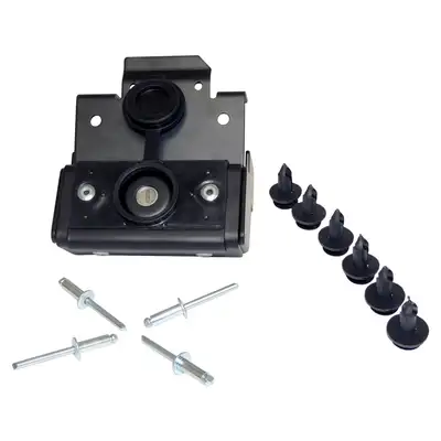 Crown Automotive Jeep Replacement Hood Lock For 20072018 Jeep JK Wrangler; Uses Factory Ignition Key to Unlock