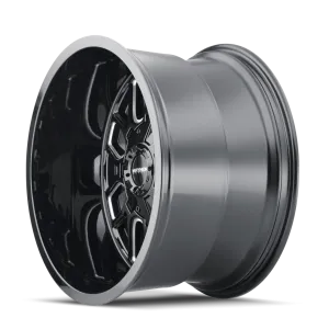 Mayhem Offroad Wheels Cogent 8107 GB 20x10 Milled Spokes Gloss Black -19 Off Set 6 Lug 4.75 BSM 106 Bore Cast Aluminum product image
