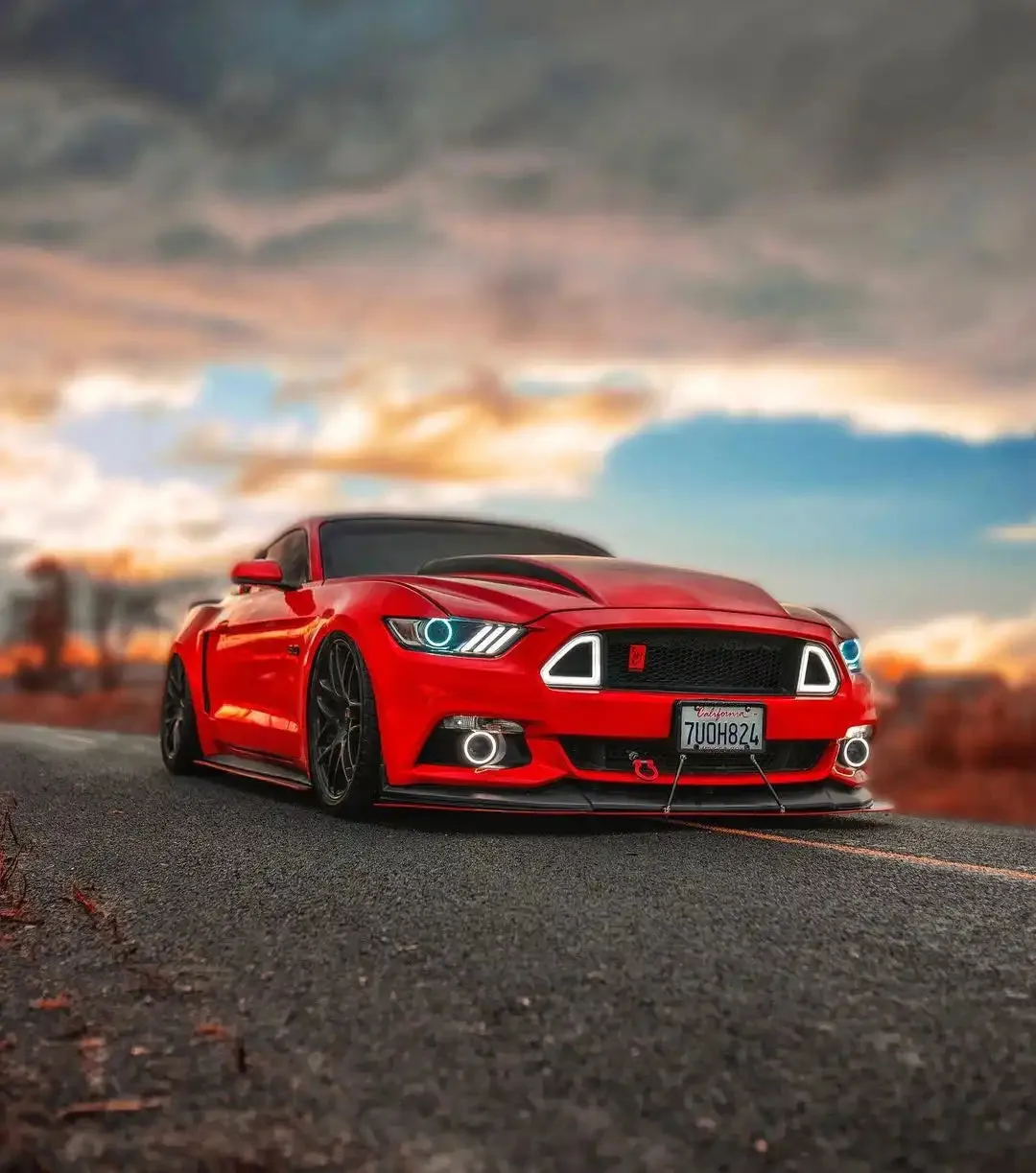 ORACLE Lighting 2015-2017 Ford Mustang V6/GT/Shelby ColorSHIFT DRL Upgrade w/Halo Kit product image