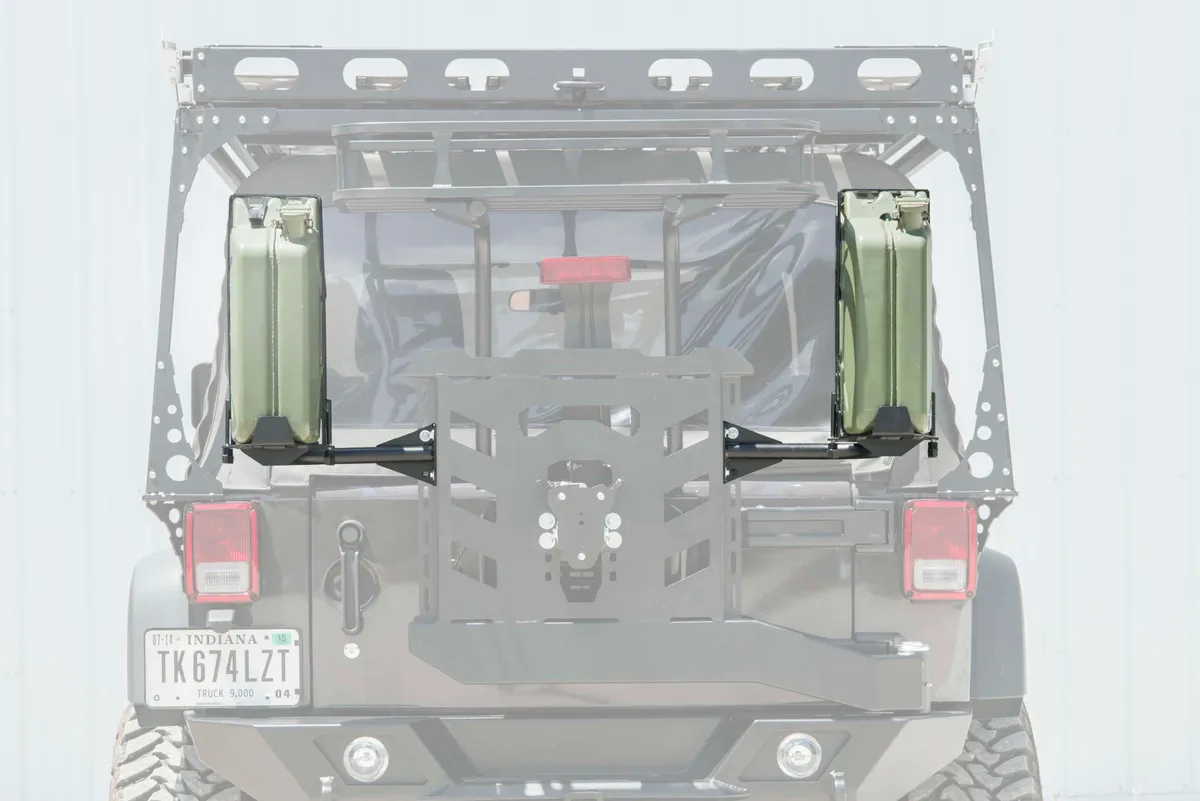 LOD Destroyer 5 Gallon Jerry Can Mount / Passenger Side Black Powder Coated - JL/JK product image