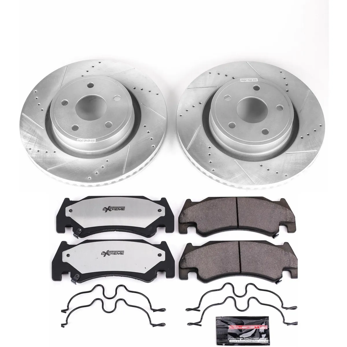Z36 Truck/Tow Upgrade Kit: Drilled/Slotted Rotors; Carbon-Fiber Ceramic Pads W/Hardware product image