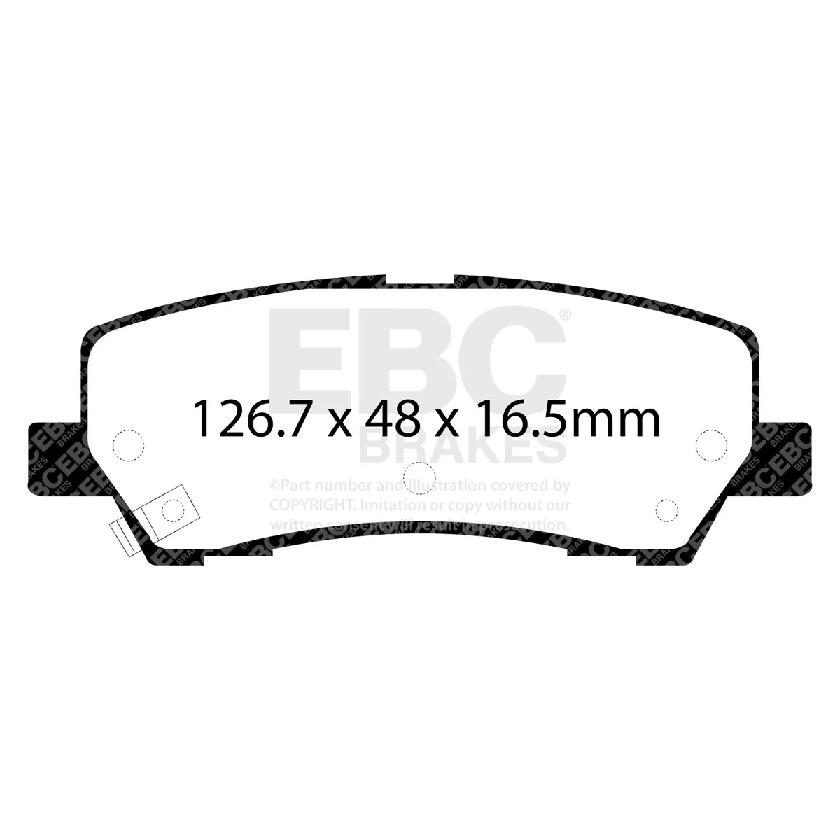 EBC Brake Pad Disc Rotor Full Kit; Front And Rear Axles; 2-Piece Fully-Floating Brake Discs; product image