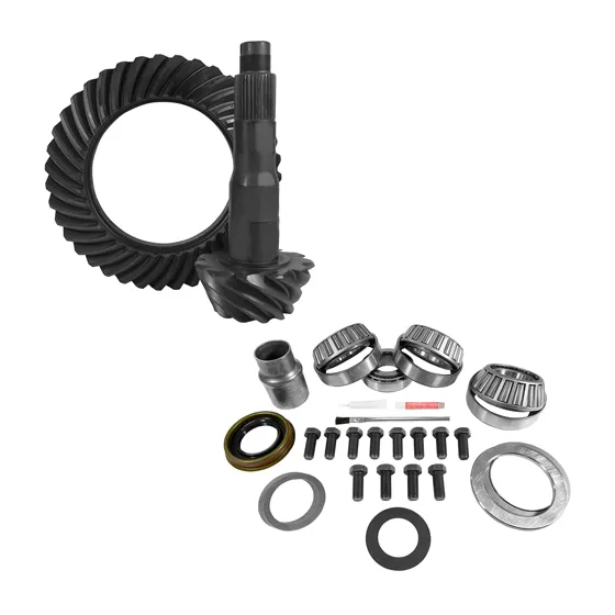 Yukon Gear and Axle 10.5 Ford 4.11 Rear Ring Pinion And Install Kit 10.5 Ford 4.11 Rear r p Gear Install Kit Packag