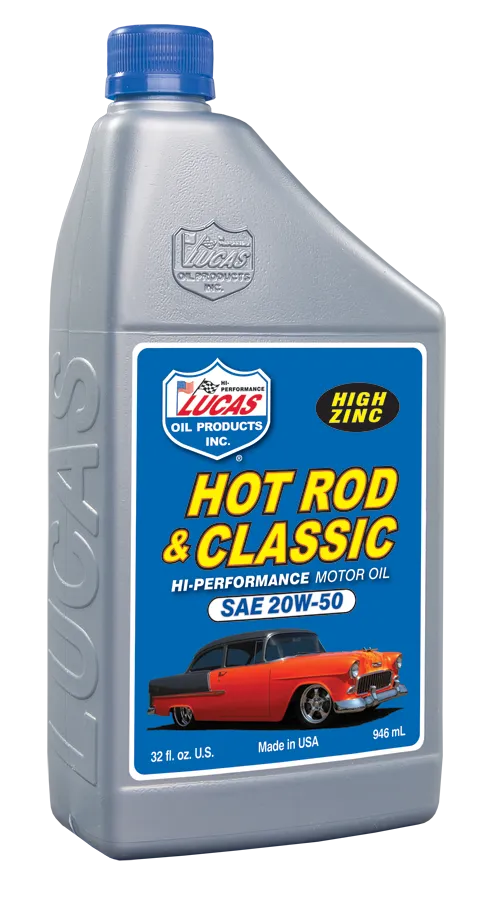 Lucas Oil Products 10689 Hot Rod & Classic Car HP Motor Oil SAE 20W-50 product image