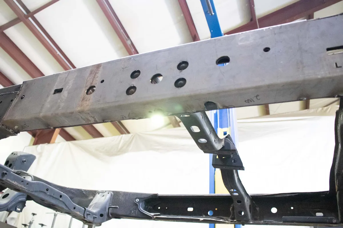 Center Frame Repair Kit for 2005-2015 Toyota Tacoma Passenger Side Rust Buster Frameworks product image