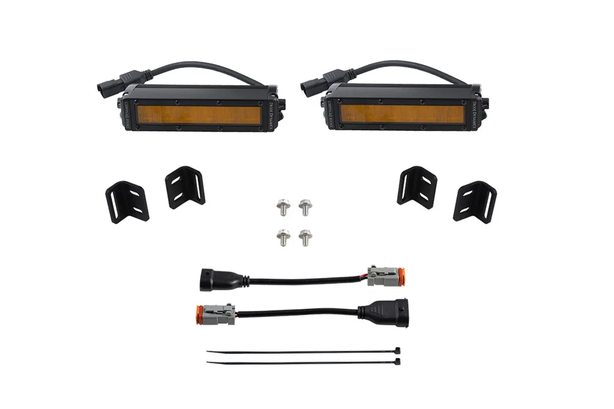 Diode Dynamics - SS6 LED Fog Light Kit for 2022+ Toyota Tundra/Sequoia, Amber Wide product image