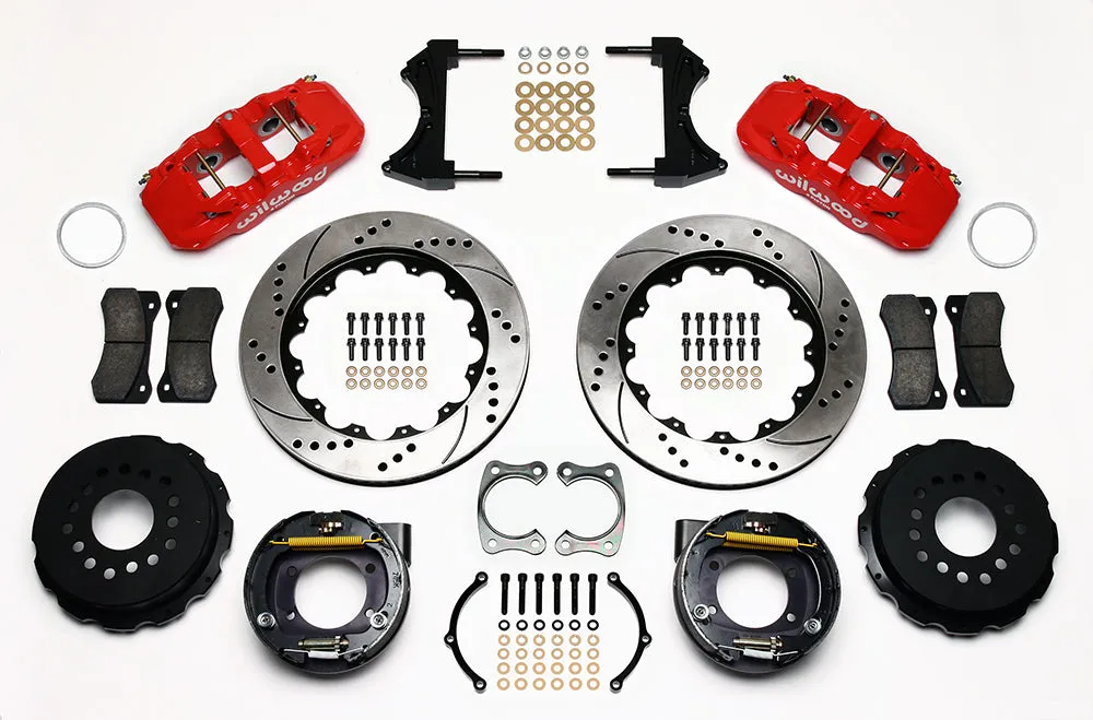 Wilwood AERO4 Rear P-Brake Kit 14.00in Big Ford 2.36in Offset product image