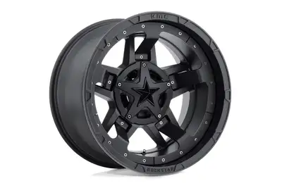 KMC Wheels Xd827 Rs3 17x9 5x5.0/135 Matte Black With Black Accents 12 O/S 4.53 bp