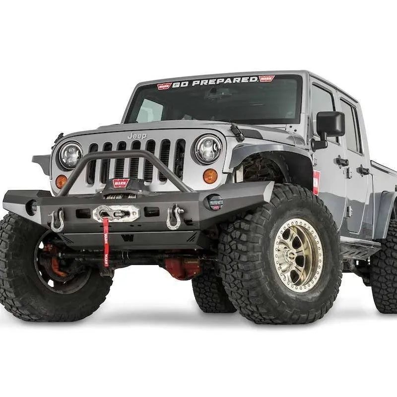 WARN - Full Width Version; One Piece Design; Direct-Fit; Mounting Hardware Included; With Grille Guard; With Internal Winch Mount; With Shackle Mounting Tabs product image