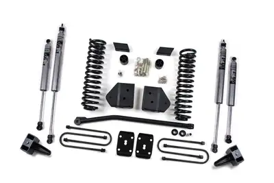 Zone Offroad 2011 Ford F250/350 4 Suspension Lift Kit Front Coils Rear Block w/Overload - Fox 2.0 Adventure Series Shocks