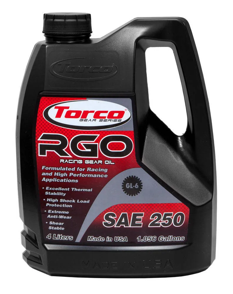 Torco RGO Racing Gear Oil 250- 4x4-Liter
