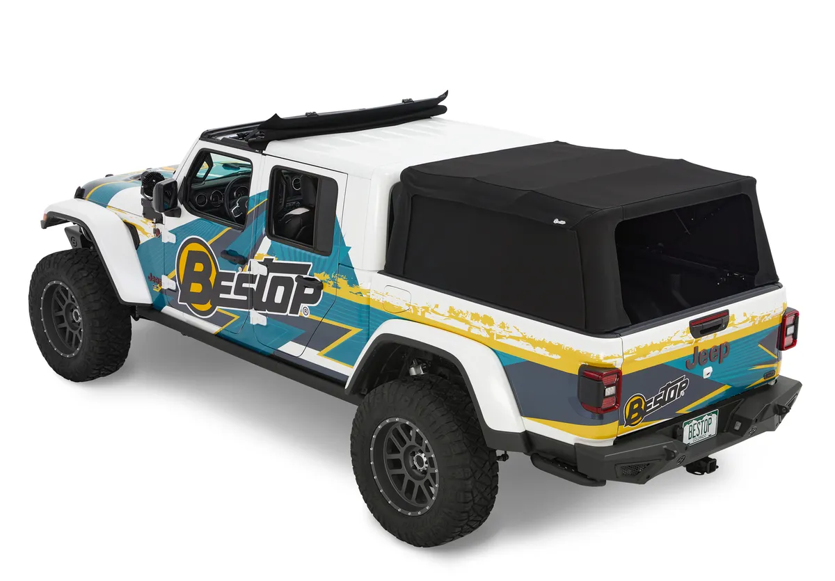 Supertop for Truck 2 '20-26 Gladiator For 5 ft. bed Black Diamond Bestop product image