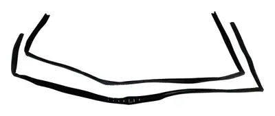 Crown Automotive Jeep Replacement Door Glass Seal Kit For 19972006 Jeep TJ Wrangler w/ Full Steel Doors