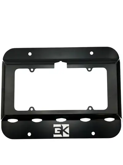 GateKeeper Off-Road License Plate Relocation Kit for Jeep JK Wrangler (2007-2018)