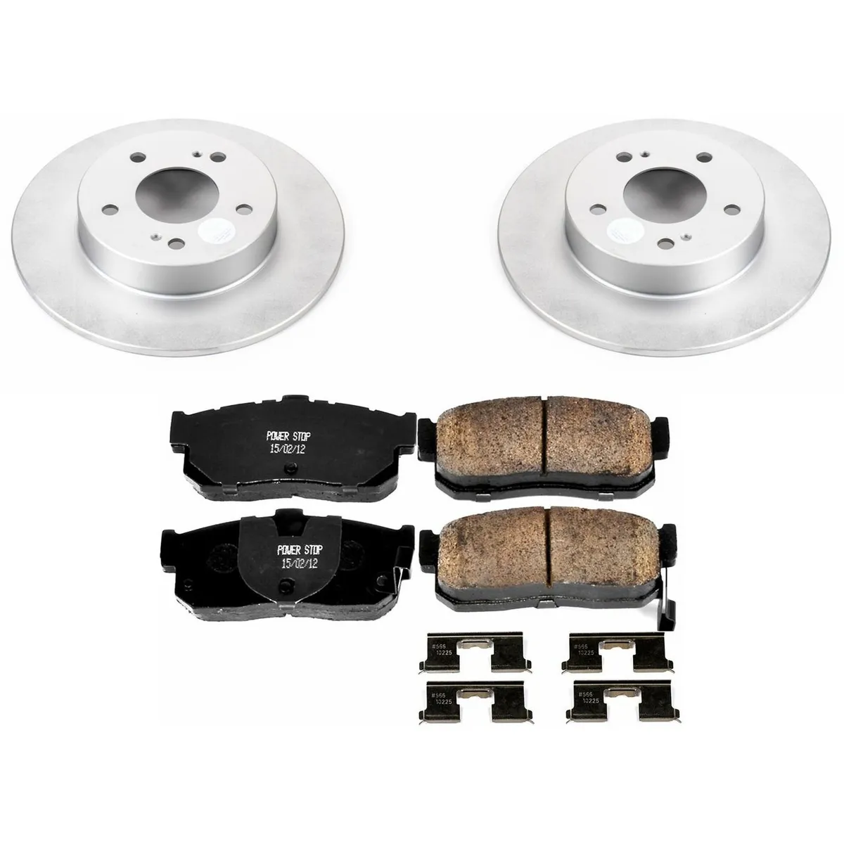 Z17 Geomet Coated Rotor Kit: Genuine Geomet Fully Coated Rotors; Ceramic Pads W/Hardware product image