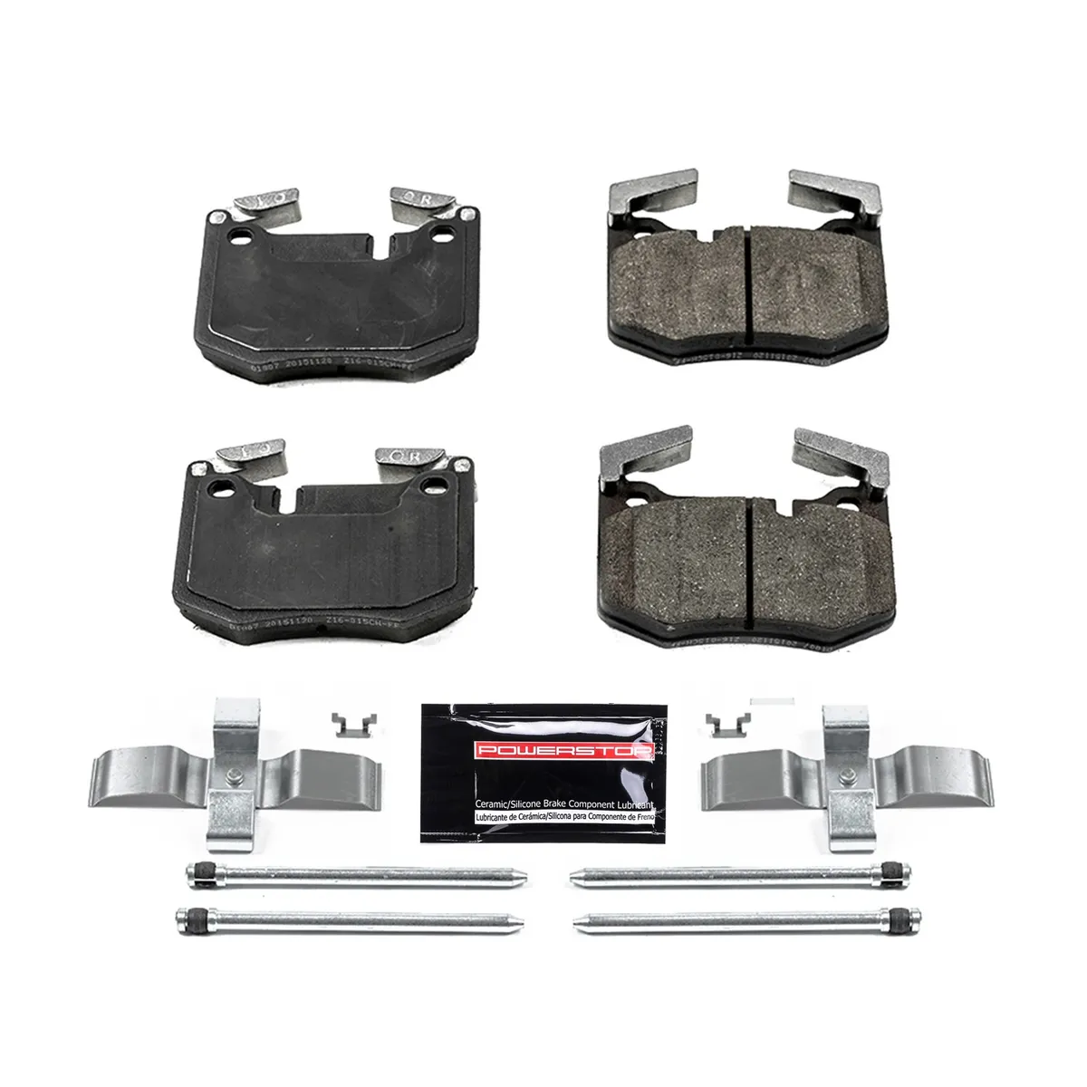 Rear Z23 Evolution Sport Carbon Fiber Infused Ceramic Brake Pads product image