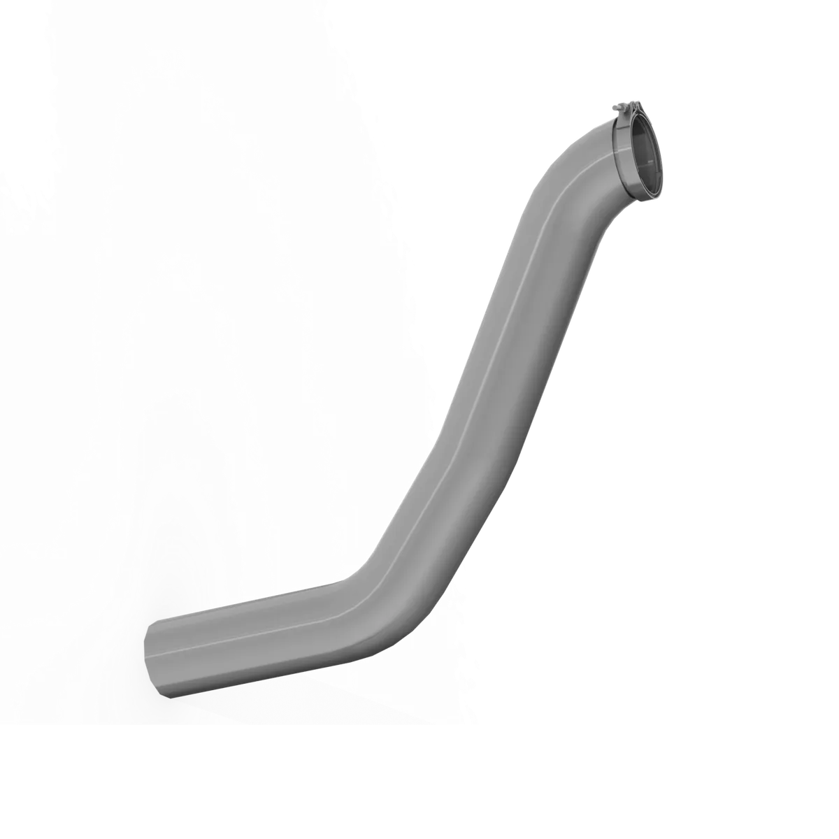 Armor Lite Turbocharger Down Pipe; 4 in. Diameter; For HX40 Turbo; Incl. 4 in Dual Wall Tip; HD Aluminized Steel; 3 Year Warranty; product image
