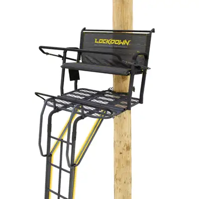 Rivers Edge Treestands Lockdown 21ft 2man Ladder Stand (Updated)