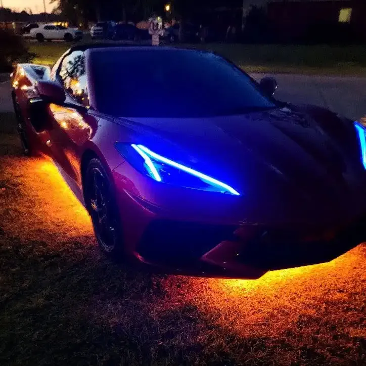 1442-335 - 2020-2021 Chevrolet c8 Corvette Oracle Colorshift Rgb+a LED Headlight DRL Upgrade product image