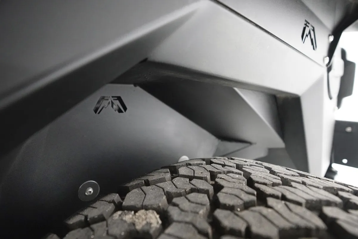 Inner Fender; 2 Stage Black Powder Coat; Rear; For PN[JL2001-B]; product image