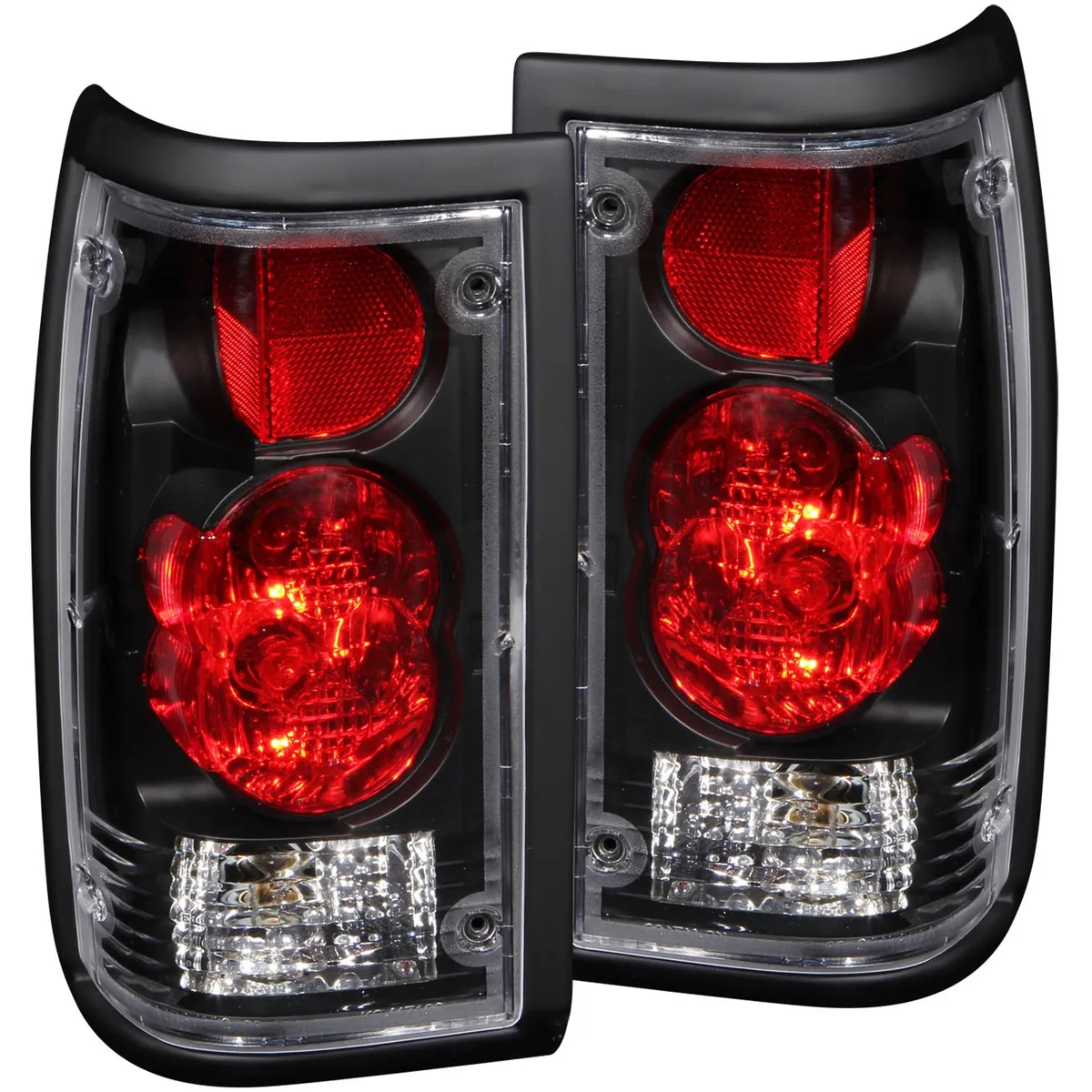 Mazda B2000/B2200/B2600 Pickup 86-93 Tail Lights Black product image