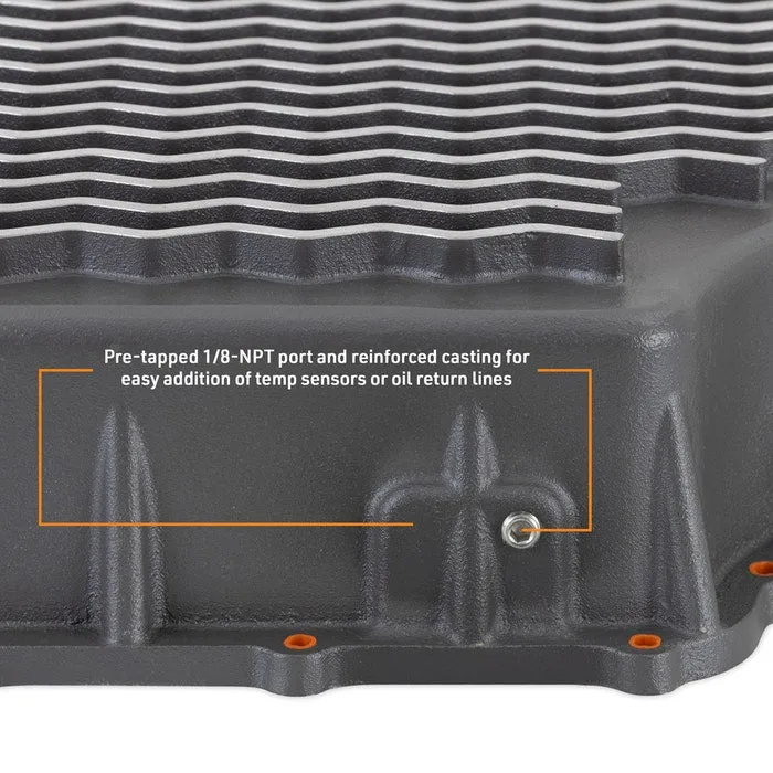 Aluminum Transmission Pan, fits Ford 6.7L Powerstroke 2011-2019 product image
