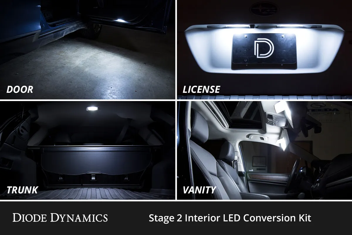 Diode Dynamics - Interior LED Kit for 2007-2014 Chevrolet Suburban, Cool White Stage 1 product image