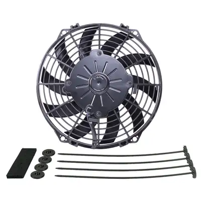 Derale 10 High Output Curved Blade Electric Puller Fan