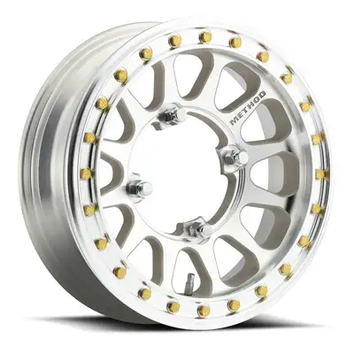 Method Race Wheels Mr401r UTV Beadlock 15x5 2.5+2.5/0mm Offset 4x156 127mm Centerbore Raw Mac