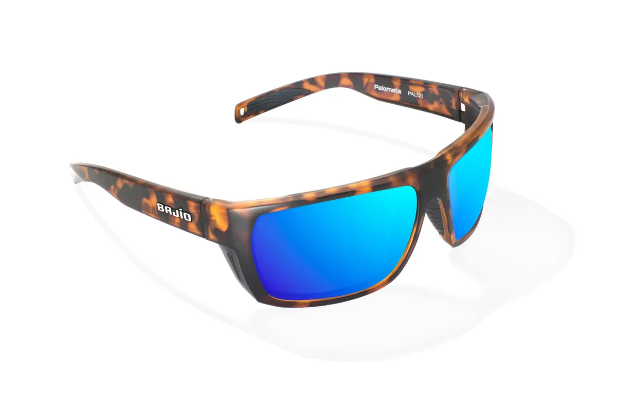 Palometa Gray Glass Blue Tort Matte Sunglasses product image