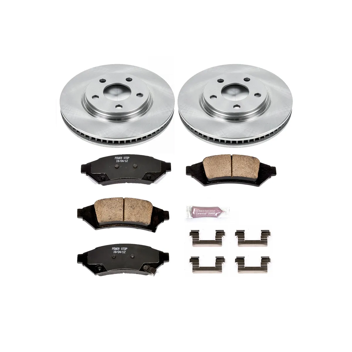 Z17 Direct Replacement Kit: Rotors; Ceramic Pads W/Hardware product image
