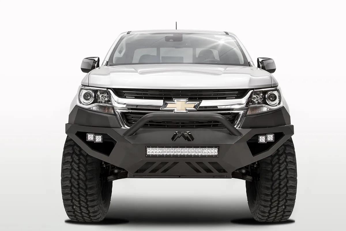Vengeance Front Bumper; 2 Stage Black Powder Coated; Pre-Runner Guard; product image