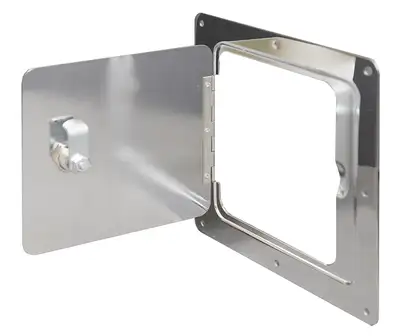Ultra Fab Products Universal Access Doorchromesilver