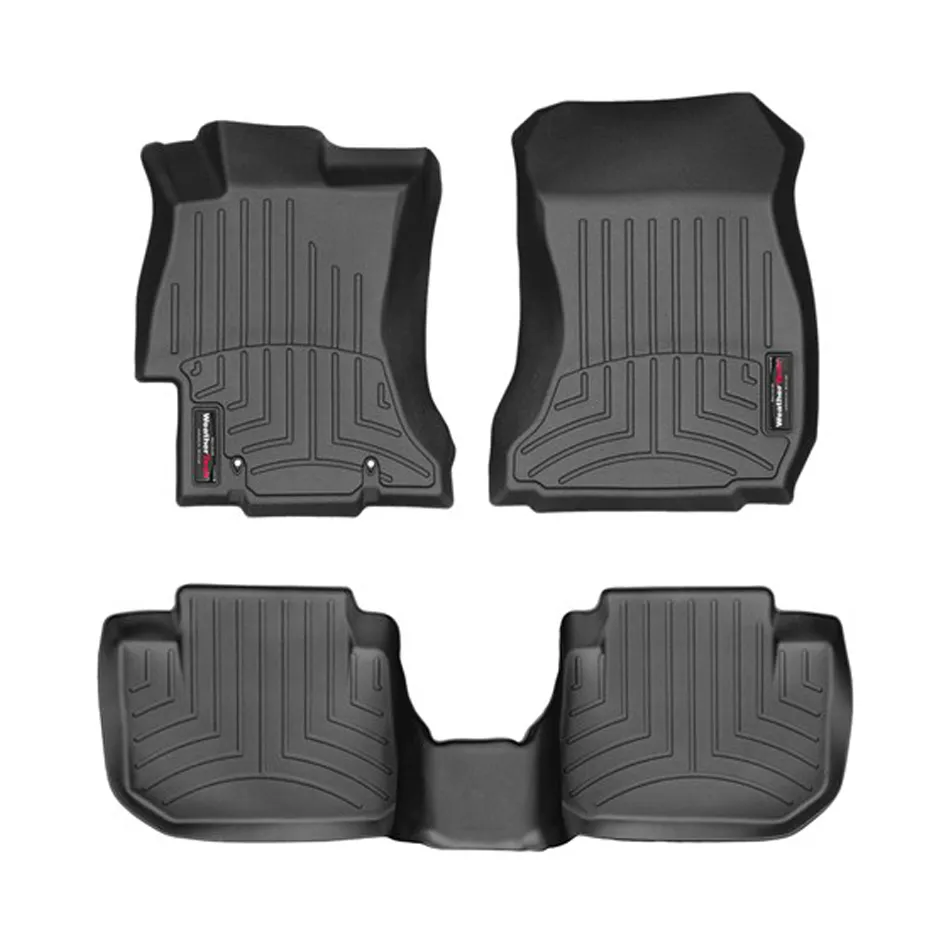 Weathertech 2012 + Subaru Impreza Front and Rear Floorliners Does not fit WRX models Black