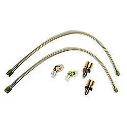 Wilwood Brakes Wilwood Flexline Kit 86-93 Mustang w FDL or SL6 Front Caliper