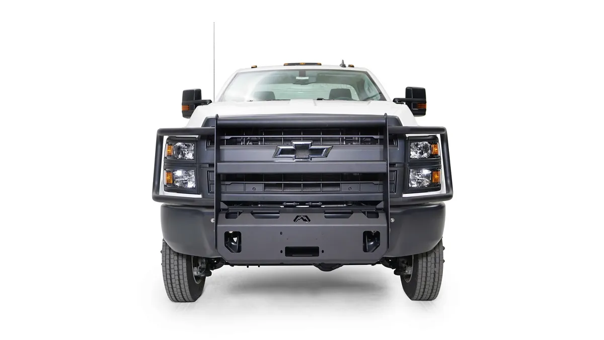 Chevy 4500-6500 Kodiak Winch Mount with Grill Guard product image