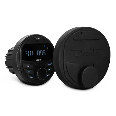 DS18 2 .75” | Lcd Screen | 1 Zone | 4 Volts Output | bt | Rds | 4 x 40 Watts | Silicone Cover 2 Zones Marine And Powersports Headunit