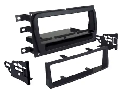 Metra Electronics Turbokits; Radio Installation Kit; Incl. Instructions/Hardware/Storage Pocket/Snap-In Iso Mount W/Custom Trim Ring; Recessed Din Opening; High-Grade ABS Plastic;