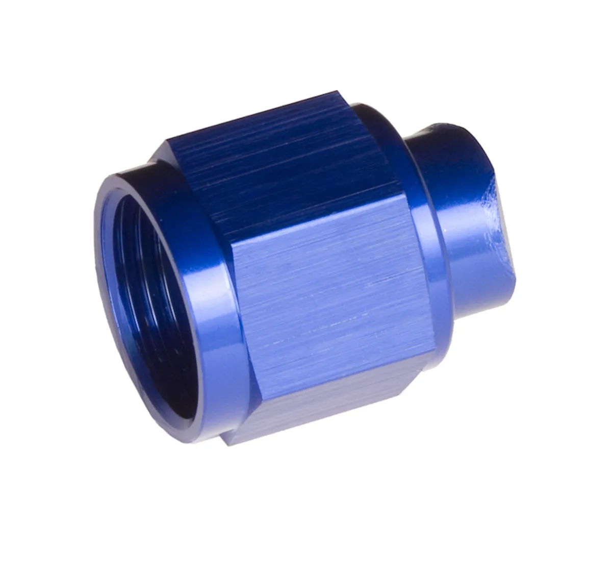 Redhorse Performance 06 Two Piece An/Jic Flare Cap Nut Blue