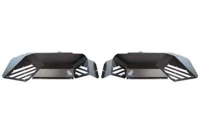 Fishbone Offroad Gladiator Rear JT Black Aluminum Inner Fenders For 2020 Pres JT Gladiator Fishbone Offroad