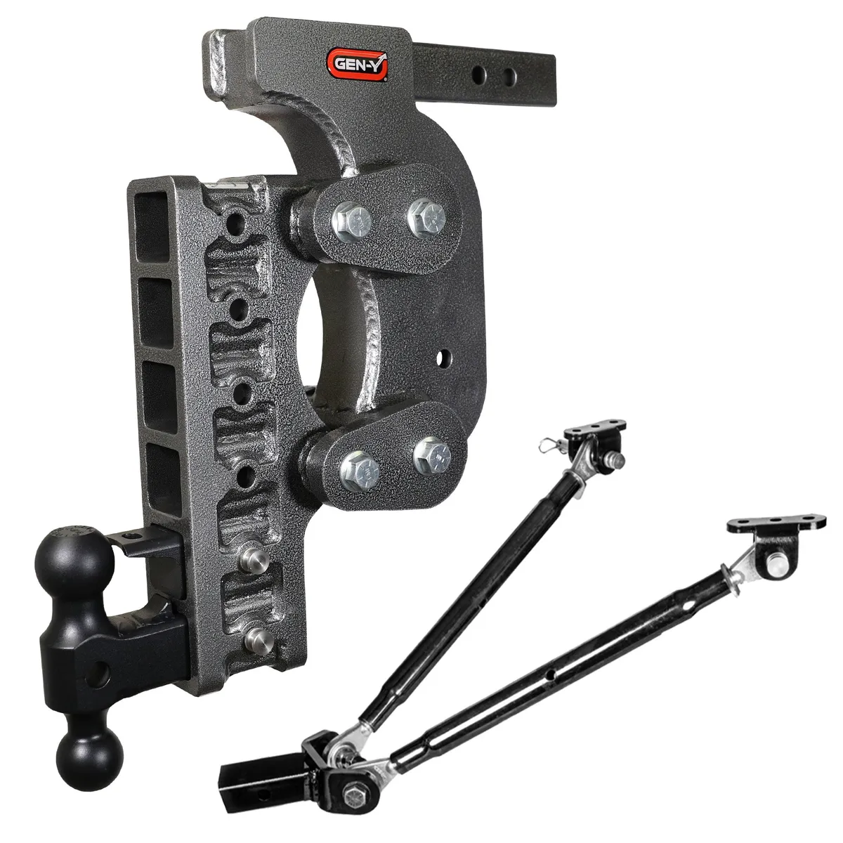 The BOSS TORSION-FLEX 25in Shank 75in Drop 17K TW 16K Hitch and GH-051 Versa-Ball and GH-032 Pintle Lock product image