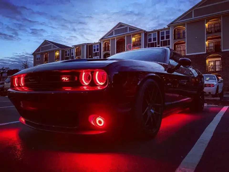 Oracle Lighting 2015-2023 Dodge Challenger Colorshift Rgb+w Headlight DRL Upgrade Kit product image