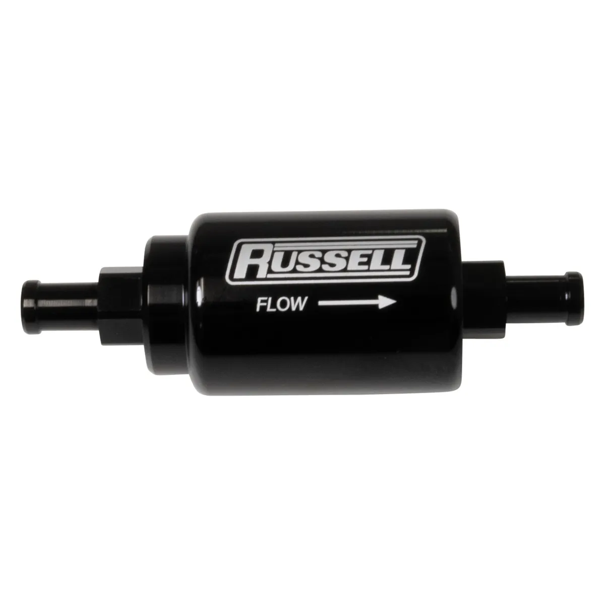 Edelbrock Russell 650623 5/16 Male To 5/16 Male, Check Valve Barbed Black Anodized