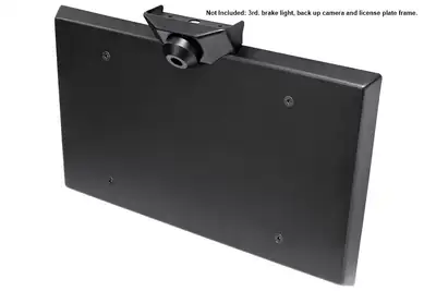 Rock Jock JL Spare Tire Mount Delete And Vent Cover 18-Up Wrangler JL Includes Back-Up Camera and 3rd. Brake Light Mount All Mounting Hardware RockJock 4x4