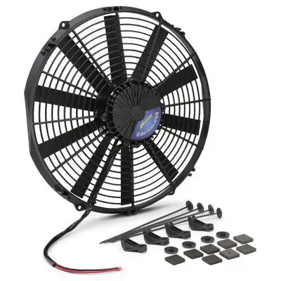 Proform Brushless Ultraperformance 16in Electric Fan 2100 Cfm Straight Blade 12v Puller Only
